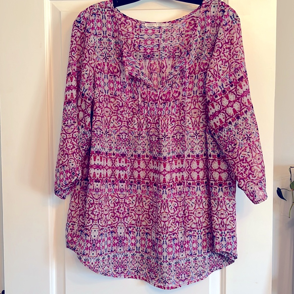 Violet + Claire • Sheer Pattern Blouse